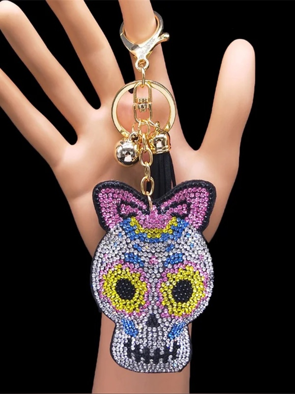 Day of the Dead - Día de los Muertos - Sugar Skull Keychain